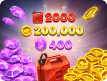 20万金币400宝石2000燃油[拍下后填写邮箱]