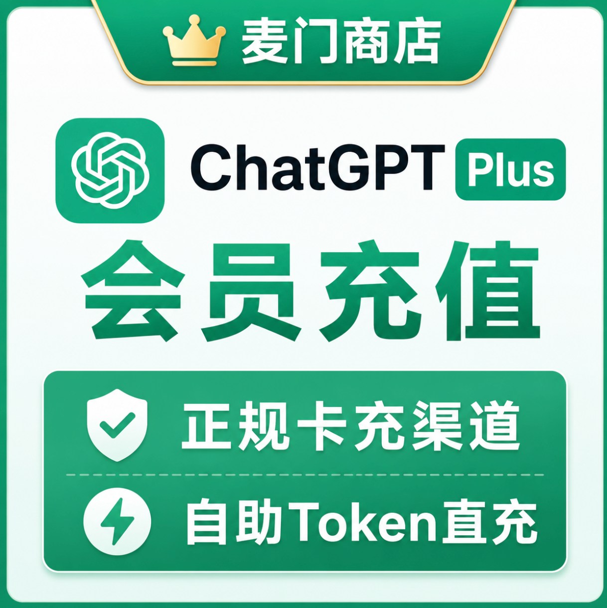 ChatGPT Plus1个月仅质保正规充值